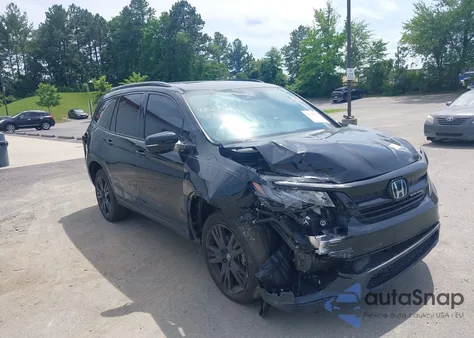 2021 Honda Pilot Awd Black Edition from USA, damaged, VIN 5FNYF6H74MB068508